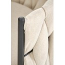 Стул барный HALMAR H125 бежевый/черный